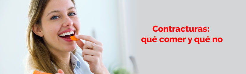 Influencia de la alimentación en las contracturas: qué comer y qué no